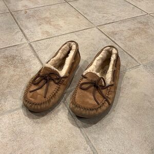 Brown Ugg moccasins